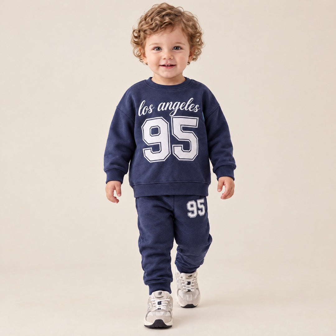 Komplet od 3 dela Los Angeles 95 za bebe – Teget