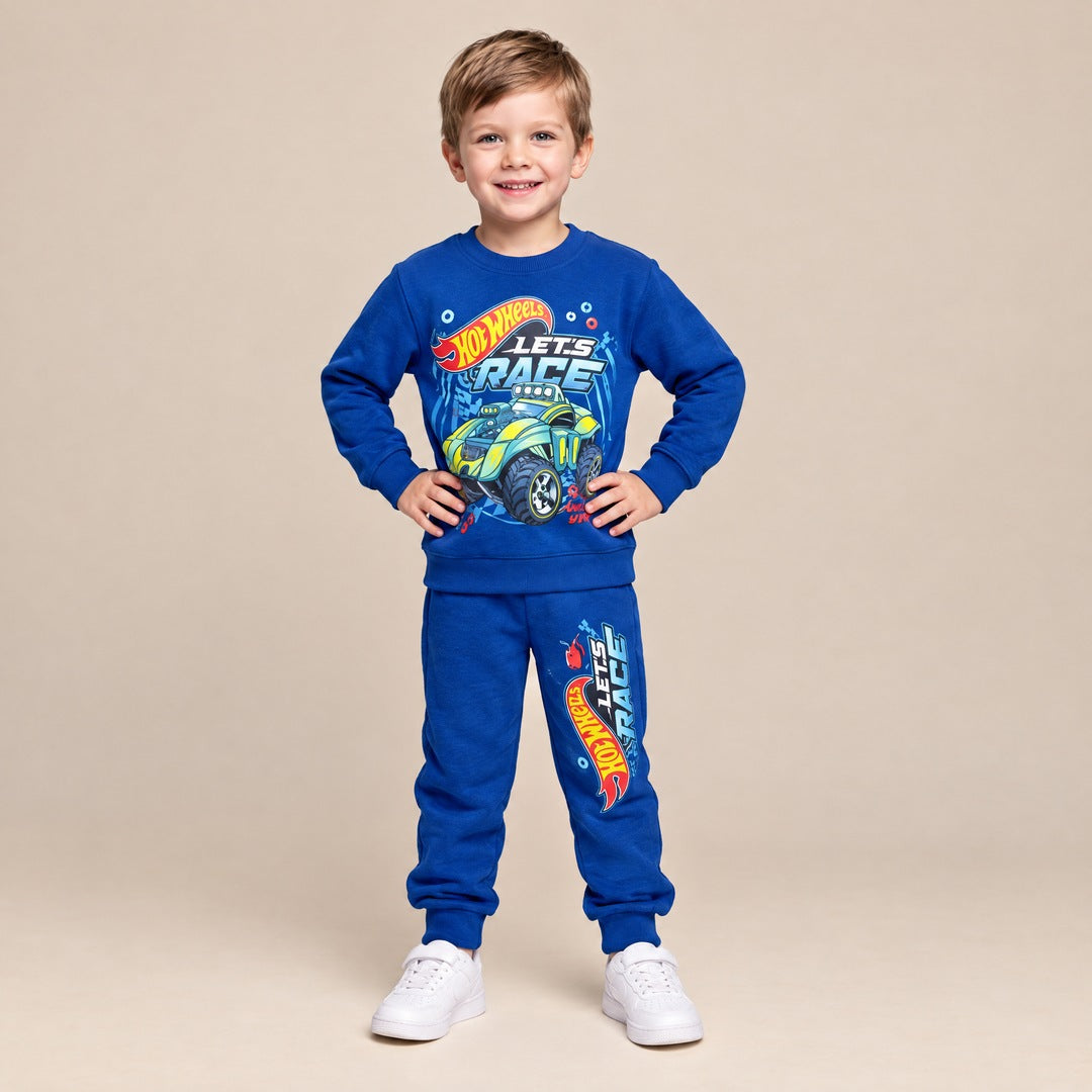 Trenerka Hot Wheels za dečake – Plava