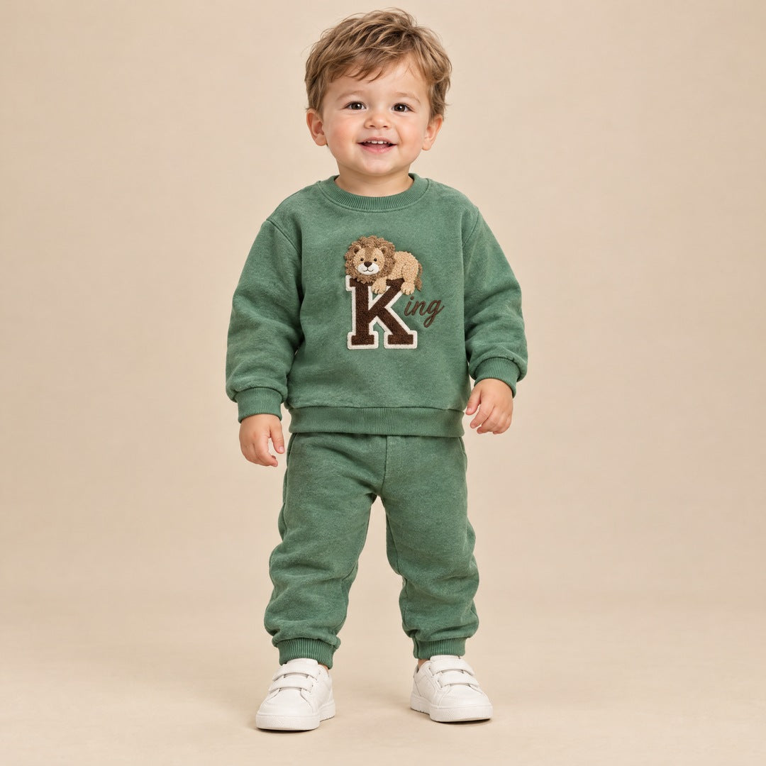 Duks sa slovom K i donji deo za bebe – Zelena