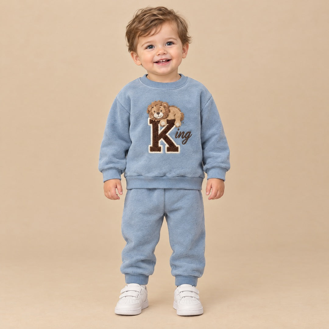 Duks sa slovom K i donji deo za bebe – Plava