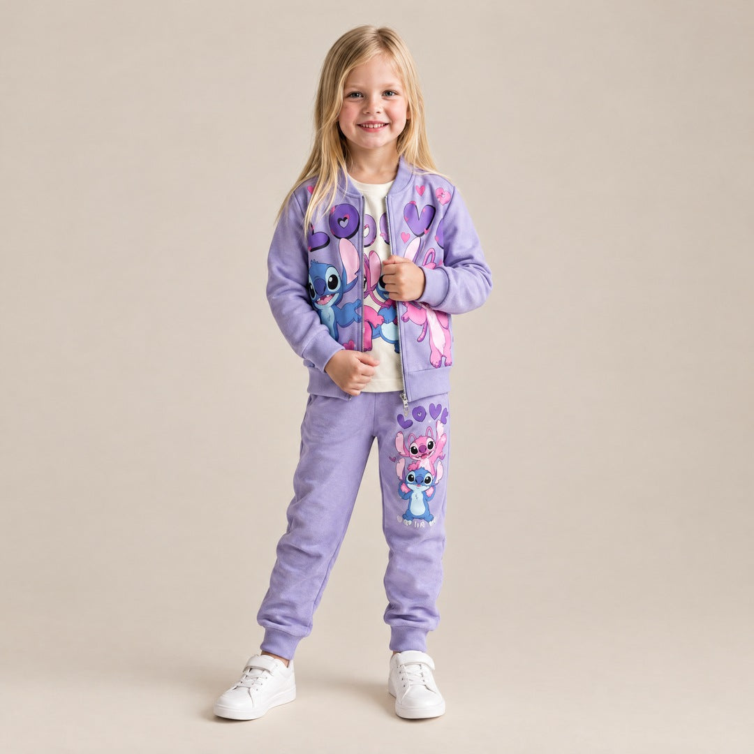 Komplet od 3 dela Stitch za devojčice – Lila